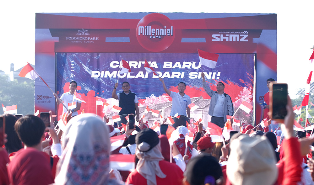 Millennial Home at Podomoro Park Bandung Officially Launched with Shimizu Corporation 2