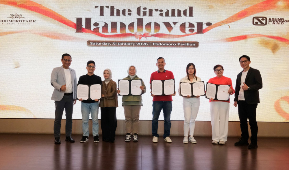 Agung Podomoro Delivers on Its Promise with Handover of 700 Millennial Home Units in Podomoro Park Bandung 2